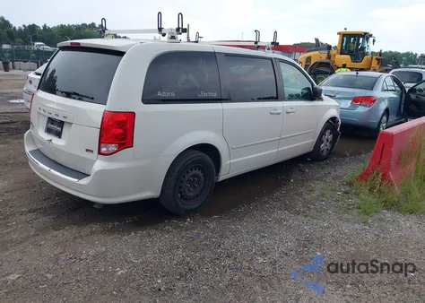 2012 Dodge Grand Caravan Se/Avp z USA, uszkodzony, nr VIN 2C4RDGBG6CR296487